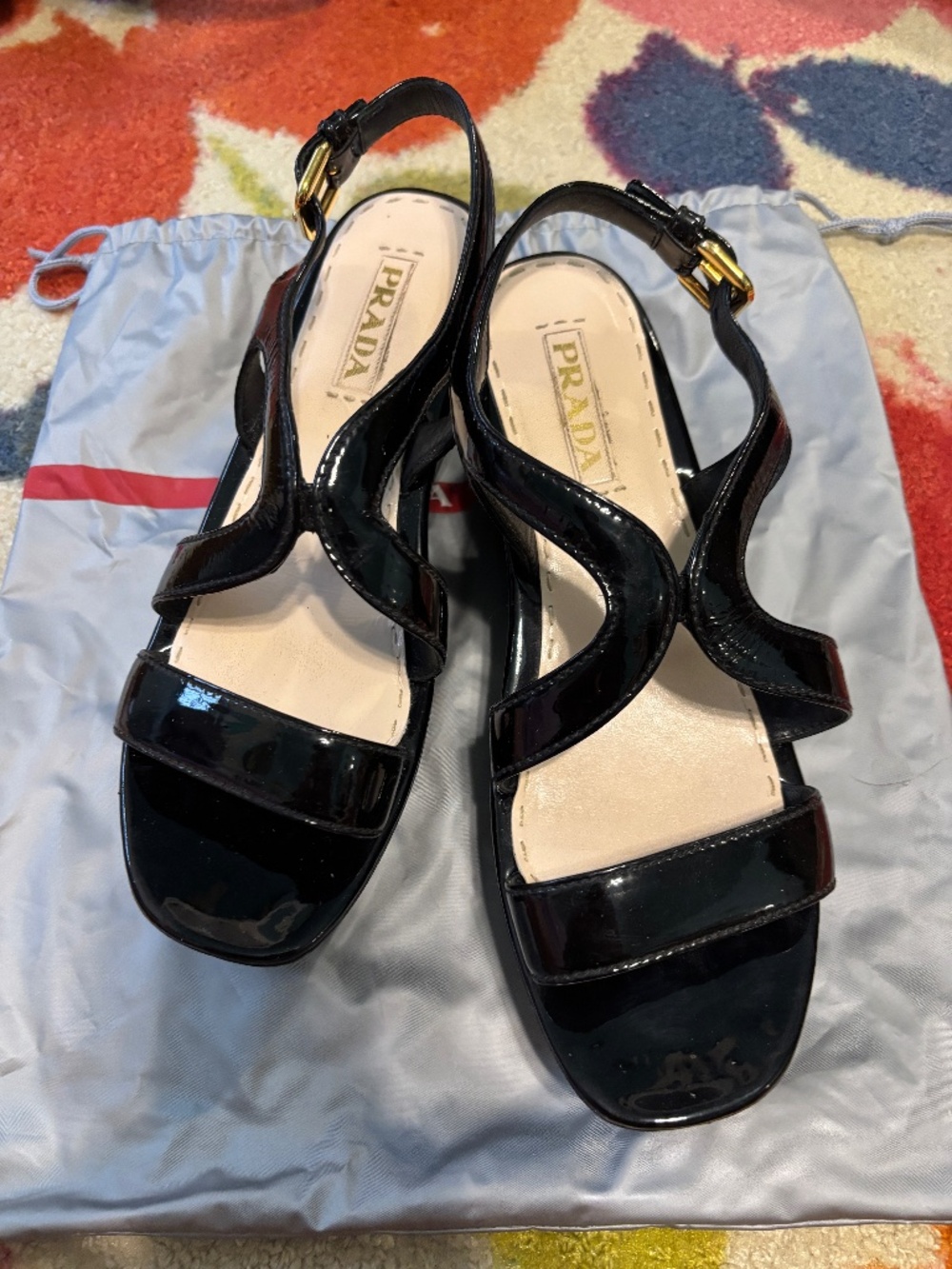 Prada platform sandals